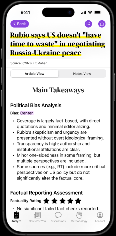 Bias Analysis Report